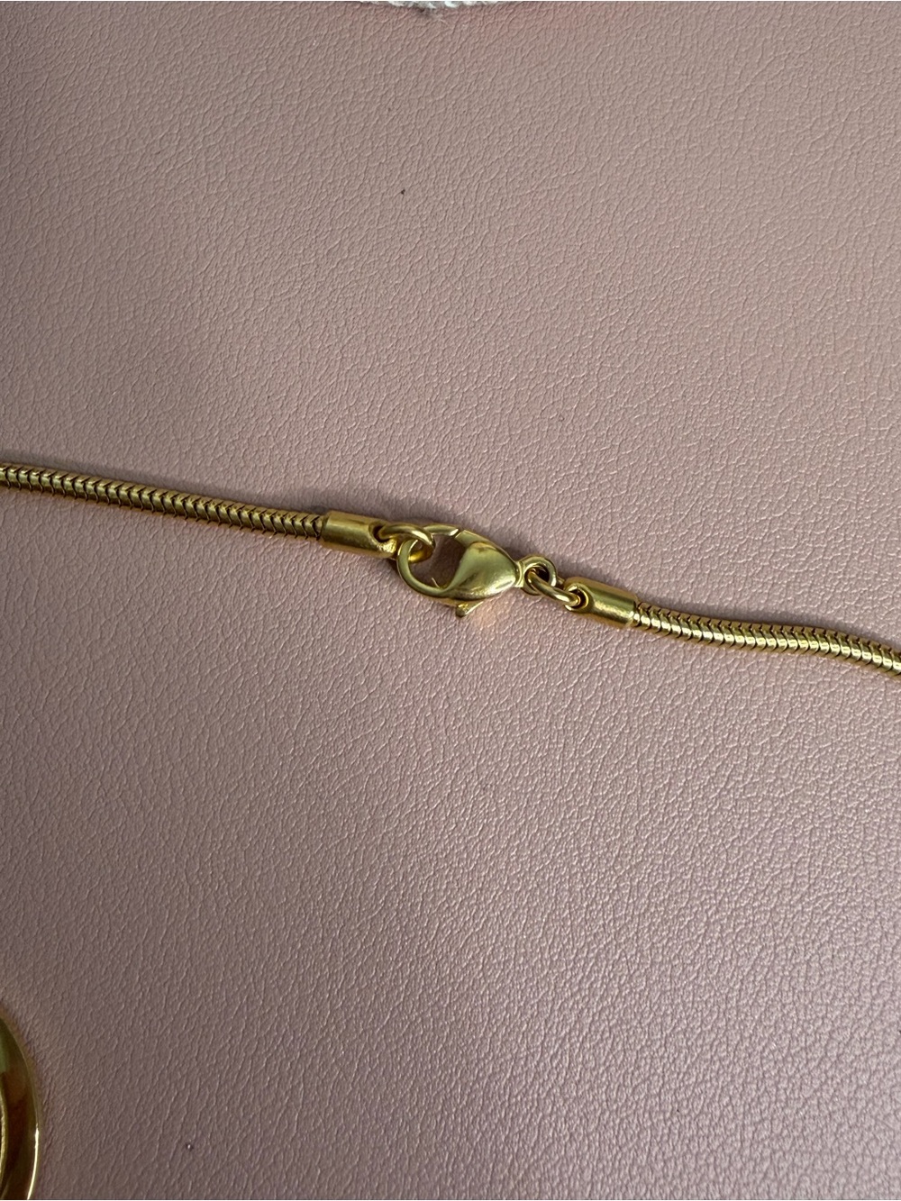 HERMES Gold Sellier Medallion Pendant Necklace Bijouterie Fantaisie - Picture 6 of 7